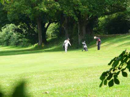 Parcours sur le golf d'Avrill